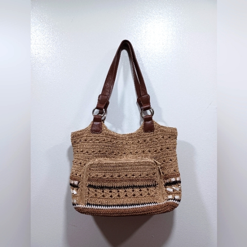 CROCHET BAG BROWN FOR WOMAN